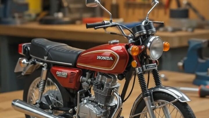 Man builds miniature Honda CG125