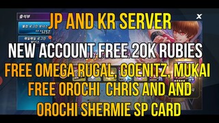 KOF Allstar: For NEW ACCOUNT Holder JP and KR server