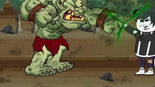 The zombie apocalypse broke out, I entered the forest of strange beasts and met the Hulk