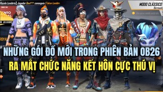 OB26 Có Chức Năng Kết Hôn Trong Free Fire - Review Những Gói Đồ Mới Sắp Ra Trong Sự Kiện Tết 2021