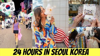 24 HOURS in SEOUL KOREA🇰🇷 || Shopping, Cafes & Underground Markets