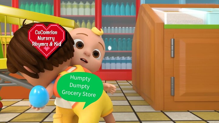 Humpty Dumpty Grocery Store | CoComelon Nursery Rhymes & Kids Songs