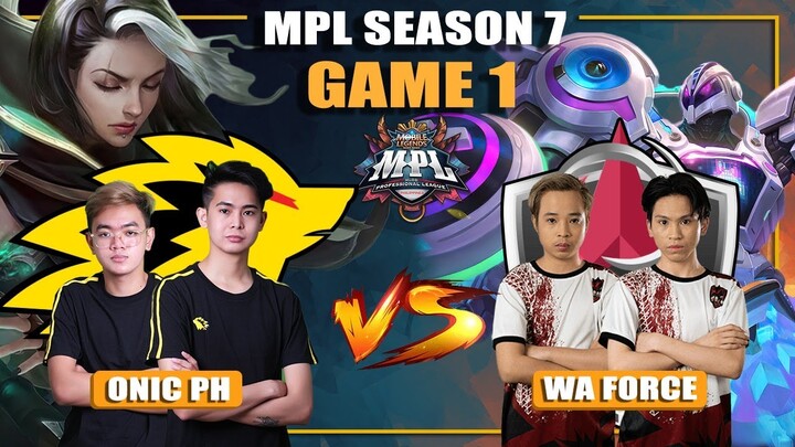 ONIC PH vs WORK AUSTER FORCE GAME 1 | MPL PH Season 7