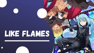 Like Flames - Lyrics ("That Time I Got Reincarnated as a Slime" Op Theme Song) | MusiQ Voyage | #MV