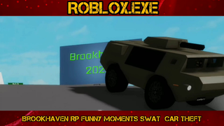 Brookhaven RP Funny Moments SWAT CAR THEFT PART #1