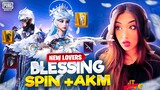 NEW LOVER'S BLESSING SPIN | COUPLE ULTIMATE HONOR SET ||   LIGHTSHIFT TEMPLE AKM | PUBG MOBILE