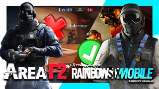 ❌ASI era *AREA F2 ANTES de SALIR* Rainbow Six Mobile✅| Pablotas