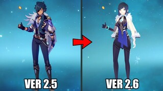 Genshin Impact Version 2.6 VS Version 2.5 Optimizations...