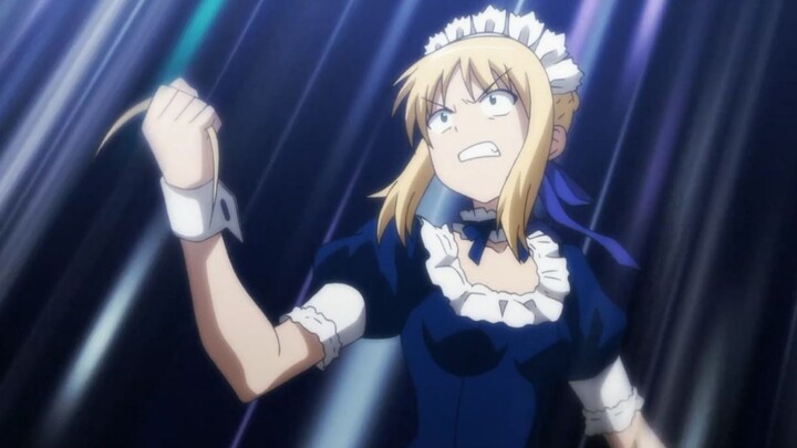 When Saber plucked out her ahoge, everyone was shocked.