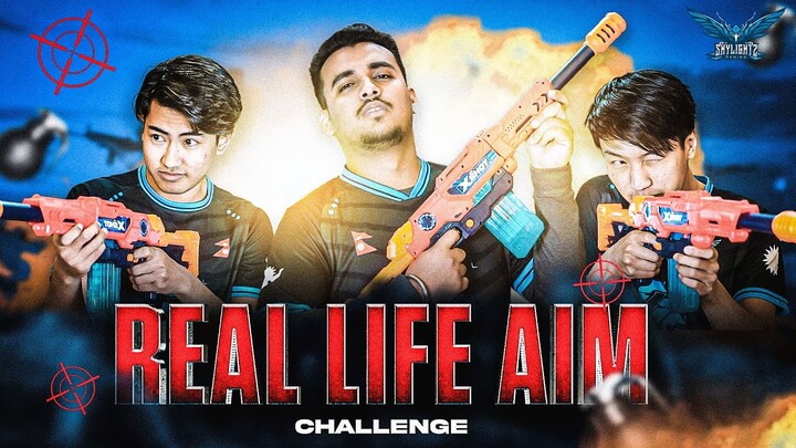 REAL LIFE AIM CHALLENGE FT @AnshYT  AND SKYLIGHTZ PLAYERS | SKYLIGHTZ GAMING VIDEO