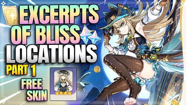 All Excerpts of Bliss Locations Part 1 | Summertide Scales and Tales |【Genshin Impact 4.8】