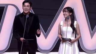 Kim SeJeong with Choi Daniel at The Fact Music Award lastnight