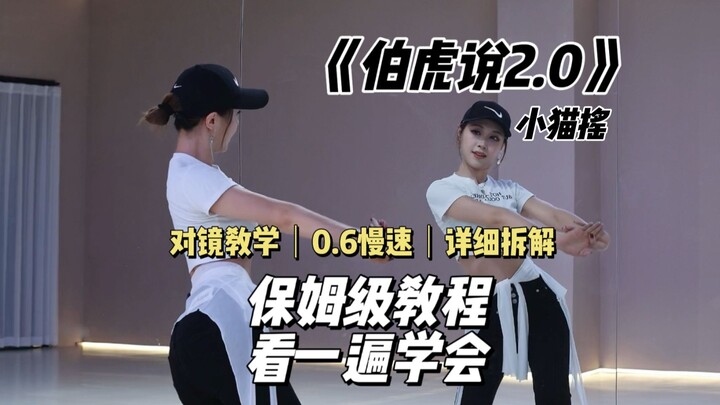 【零基础学跳舞】古风dj卡点舞《小猫摇》详细教程 | 动作分解 | 对镜教学 | 慢速跟练