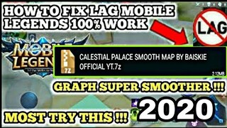 ML SMOOTH MAP | ANTI DROP FPS LOCK 60 FPS | WAR ANTI LAG SCRIPT | FIX DROP FPS | MOBILE LEGENDS 2020