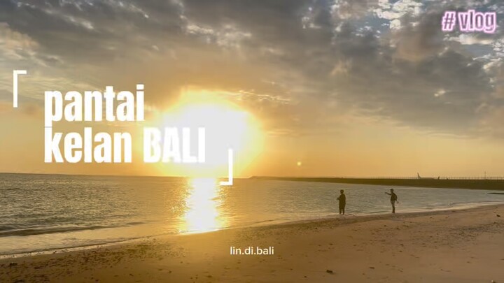 Moment Sunset Di Pantai Kelan Bali Jam 17.30 WITA
