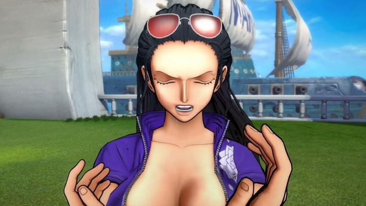 # One Piece Burning Blood Hancock VS Robin