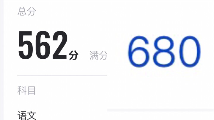 This year, it went from 562 to 680.