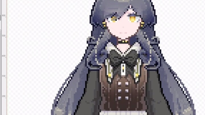 【live2D model display】Dynamic pixel model engineering display