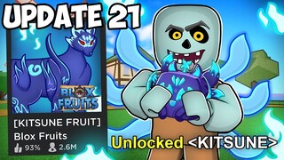 The *NEW* KITSUNE FRUIT UPDATE is FINALLY HERE.. (Blox Fruits)