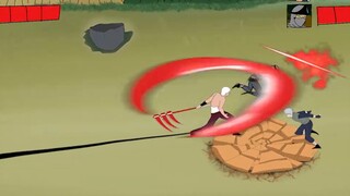 Hand-painted League Kakashi vs. Kakuzu Hidan Kashen outsmarts the immortal duo
