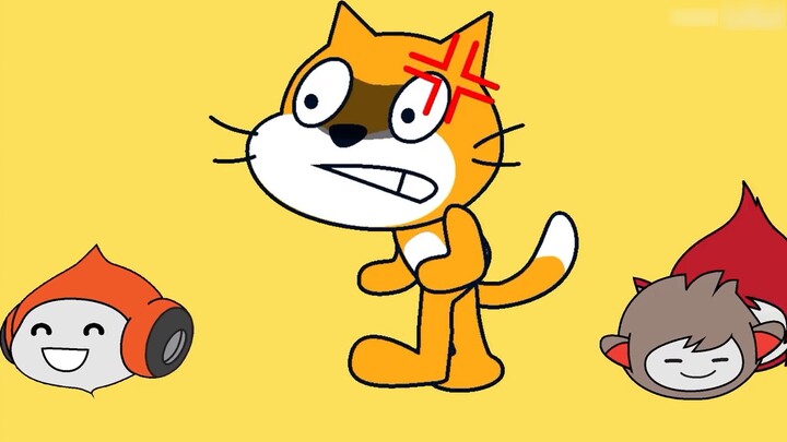 [scratch] Early morning rockets, but scratch's cat!!!