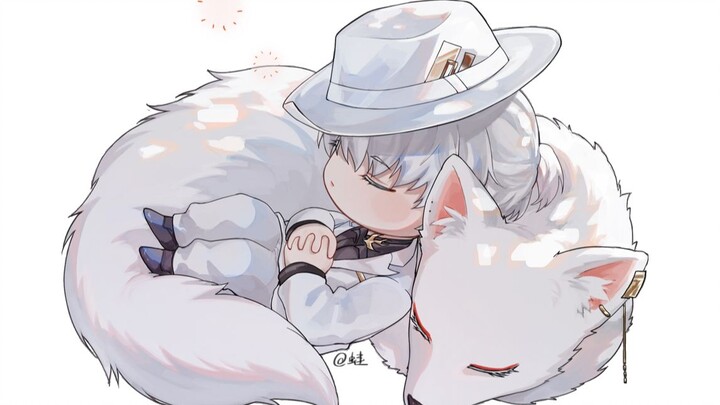 [Painting process] Qi Sili - Warm Fox Fleece (input method skin)