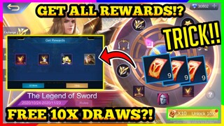 FREE DRAW! LANCELOT HERO SKIN / THE LEGEND OF SWORD EVENT ML - Mobile Legends