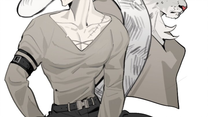 [Proses Melukis] Macan Tutul Salju