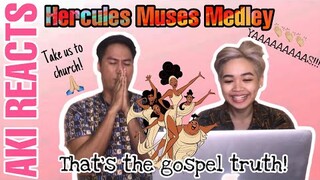 Aki Reacts || Hercules Muses Medley