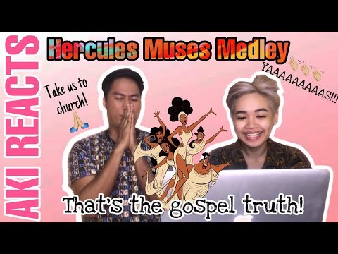 Aki Reacts || Hercules Muses Medley