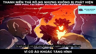 Thanh niên thả r.ong nhưng không bị phát hiện, vì có áo khoác tàn hình