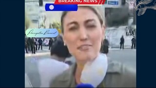 Wartawan Australia ditembak peluru karet saat siaran langsung di Los Angeles! Lauren Tomasi, korespo