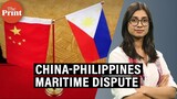 What disputed territories are China and Philippines sparring over in the South China Sea?