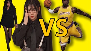 “女ikun挑战单防詹姆斯?”⚡ 随便防 !