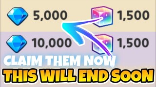 GET 15K CRYSTALS, 3K Rainbow Cubes! This wind end SOON!