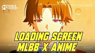 LOADING SCREEN MLBB X ANIME TERBARU