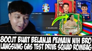 800 JT ALL IN BELANJA PEMAIN! BELANJA BRUTAL HASIL ROMBAK SQUAD GAS REVIEW EVENT EURO 2024 FC MOBILE