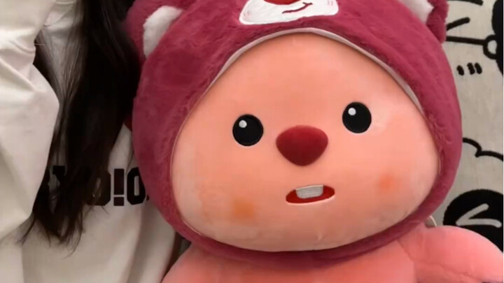 How can I get him to see it and then gift me this Strawberry Bear skin Loopy?