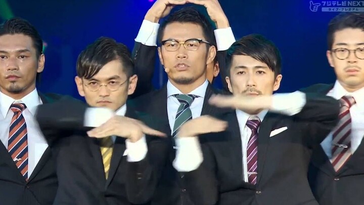 日本最强西装男团，现场表演（machine civilization.机械文明）