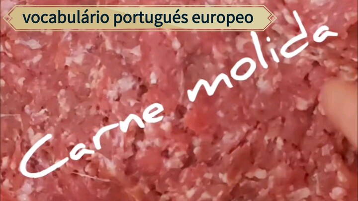 how to say ground beef in Spanish and Portuguese.