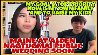 Finally! Maine at Alden ready na for real public wedding! Wow!