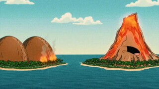 Gunung berapi yang menantang surga di Family Guy🌋