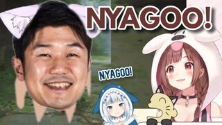 Korone & Gura says NYAGOO!