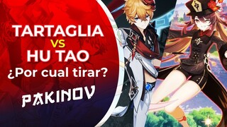 TARTAGLIA vs HU TAO ¿POR CUAL TIRAR? / MI OPINIÓN - Genshin Impact (Gameplay Español)