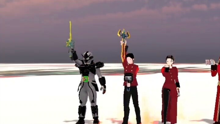 [VRChat] Feel the charm of being a Kamen Rider with friends in the VR world
