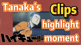 [Haikyuu!!]  Clips | Tanaka's highlight moment