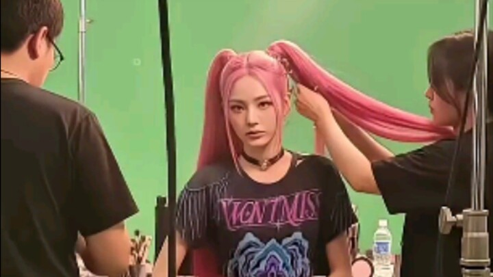 Proses Syuting K-pop Demon Hunters Live Action