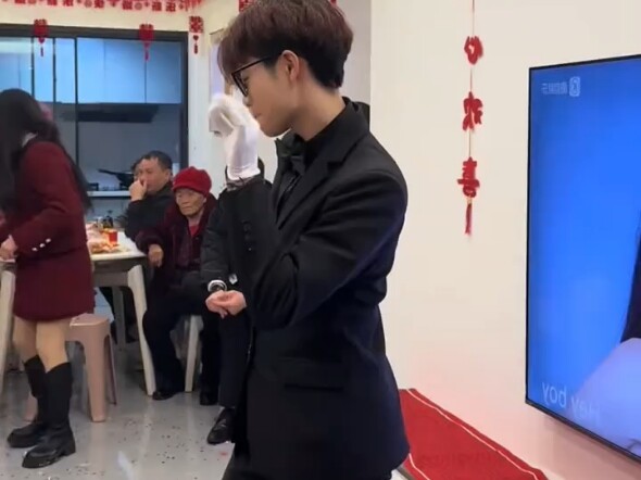 “Grandma: Being young is the best!” A sassy little wildcat dances at a boys’ high school wedding—thi