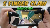 5 Finger Claw HANDCAM (PUBG MOBILE) By Zendex Solo Vs Squads