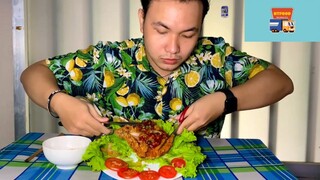 Mukbang sườn cốt lết chiên giòn phần 4 #anngon